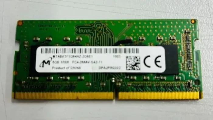 Memória RAM SODIMM DDR4 de 8 GB da Micron