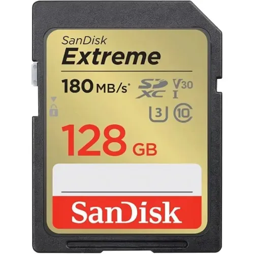 Cartão de memória SanDisk 128GB
