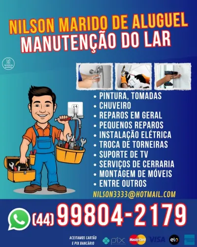 Montador de móveis e marido de aluguel.. pequenos fretes *, * 