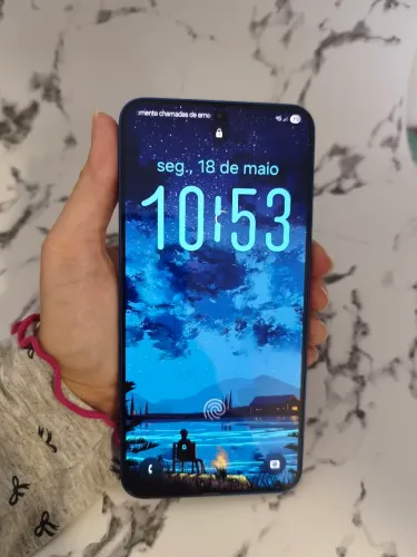 Samsung Galaxy S25 PLUS 12GB 256GB Garantia Samsung Impecável Azul Marinho
