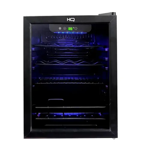Adega de Vinhos Compressor HQ 48 Litros 16 Garrafas Preto