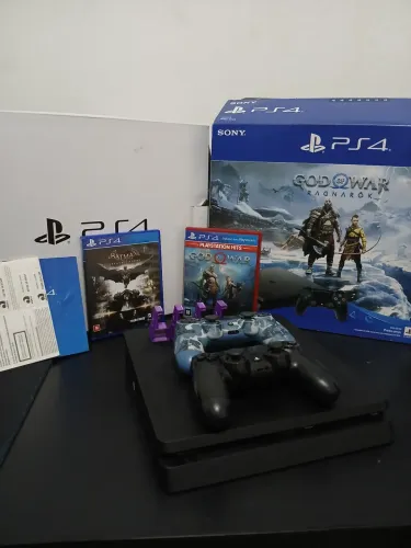 Vendo Ps4 slim 1tb seminovo