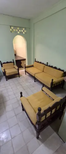 Conjunto sofa e poltronas 