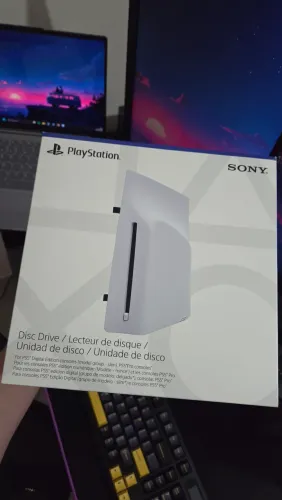 (Lacrado) Leitor de Disco para Playstation 5 Slim e Pro Branco PS5