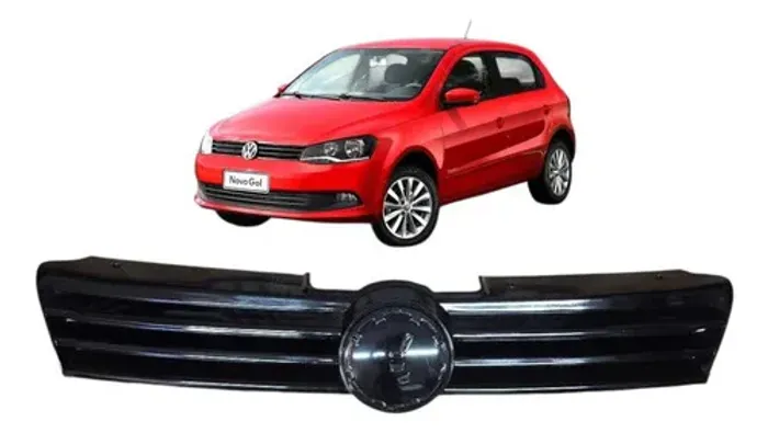 Grade Radiador Gol G6 2013 2014 2015 2016 Black Piano Black Piano