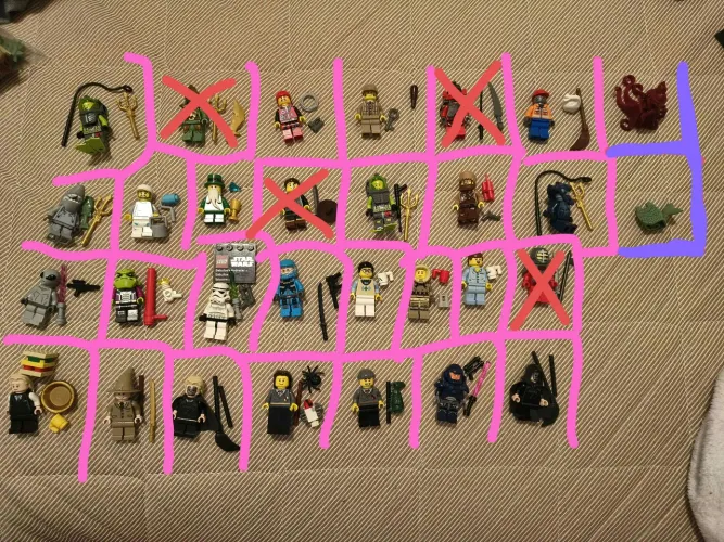 Kit com 4 Minifiguras Lego Originais e peças raras - Escolha as suas no Chat