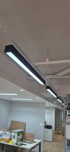 Luminárias com lâmpada led T8!