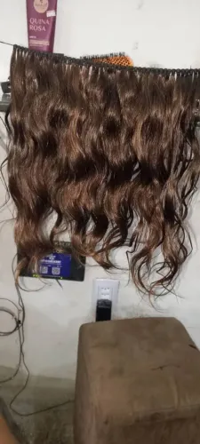Tela de cabelo humano com tic tac