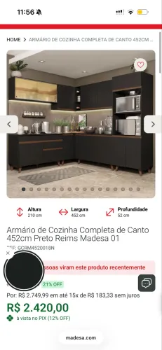 Armários de cozinha jogo completo