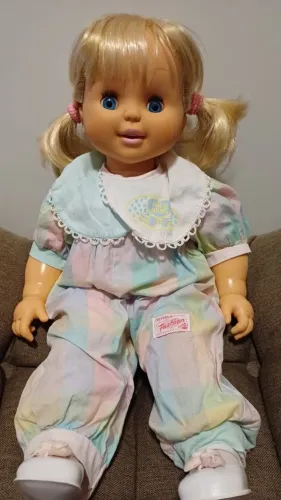 Boneca Estrela Fala Nenê - 50cm - Lêr todo anúncio (azul)
