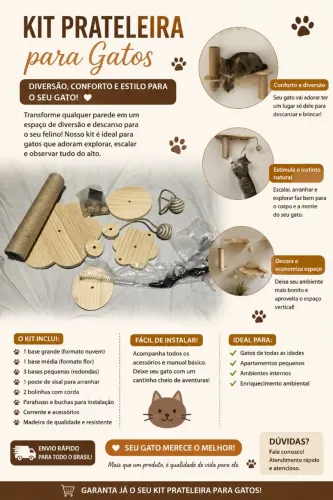 Brinquedo e arranhador de gato
