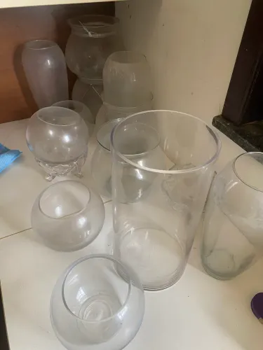Vaso de vidro