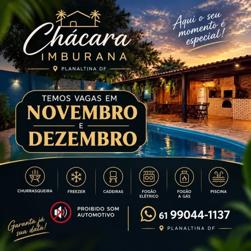 Aluguel Chácara para Eventos