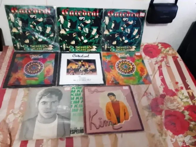 LOTE : DISCOS DA BANDA CATEDRAL + KIM SOLO E EM BOM ESTADO !!