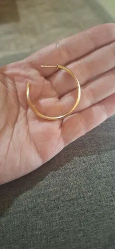 1 unidade de brinco Argola Fosca Rommanel