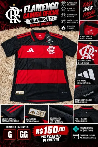 Camisa Flamengo G e GG