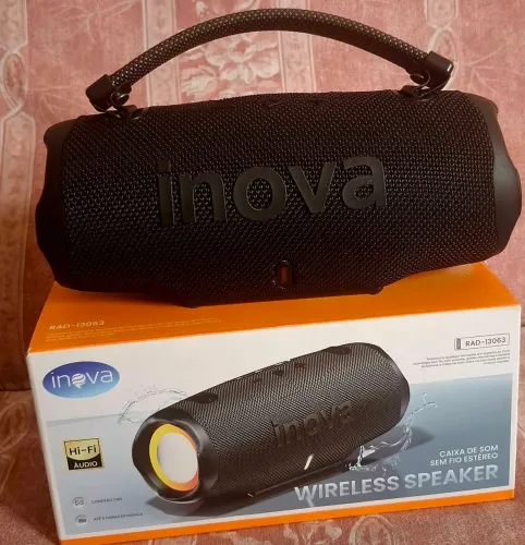Caixa de som bluetooth inova 