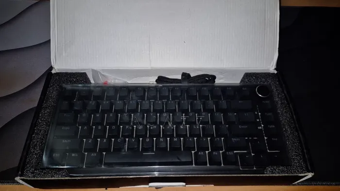 Teclado mecânico Ajazz ak820 preto - switch red