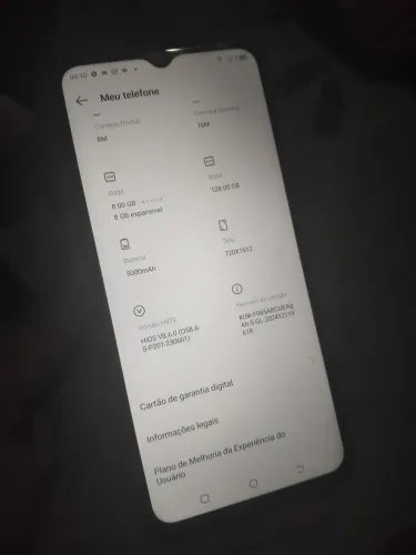 Celular Tecno SPARK, em perfeito estado, 128gb