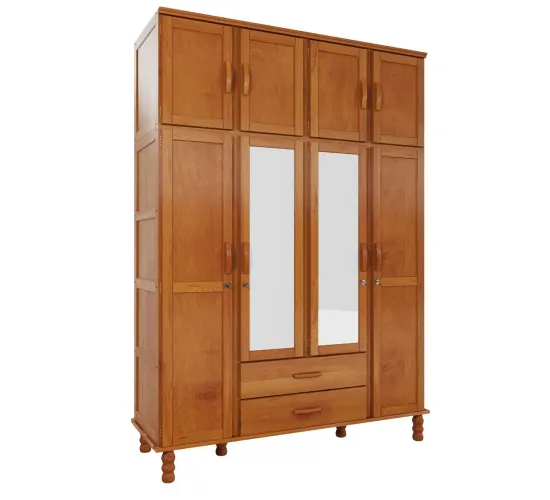 Guarda roupa de madeira novo