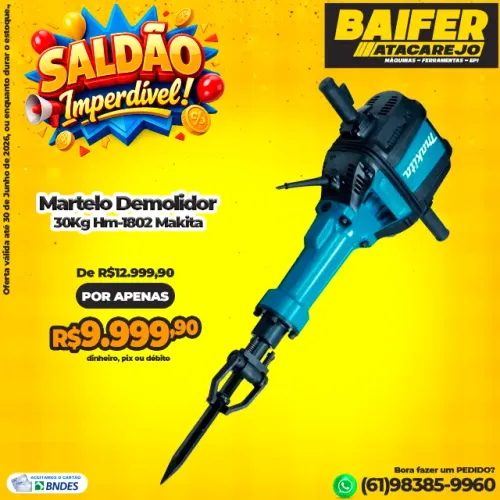 Martelo Demolidor 30Kg Hm-1802 Makita