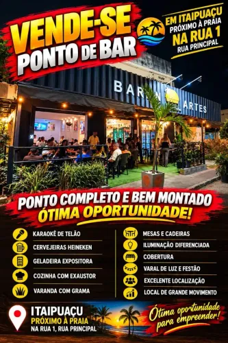 Passo ponto Itaipuaçu próximo da praia.