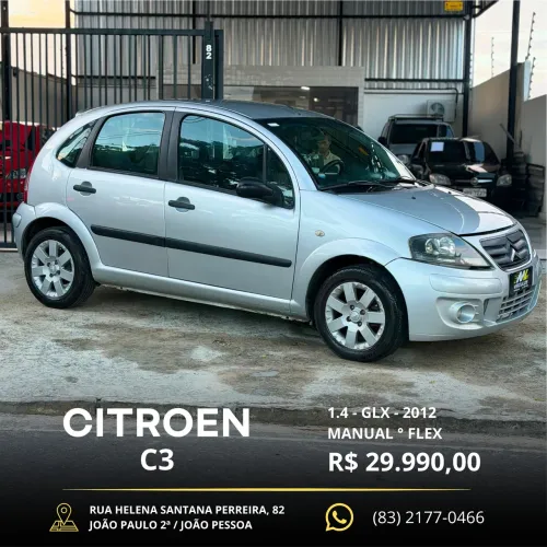 Citroen C3 GLX 1.4/ GLX Sonora 1.4 Flex 8V 5P 2012