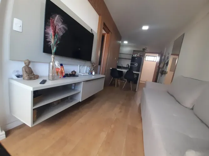 Porteira fechada - Apartamento Quarto e Sala Ed Corais do Mar praia Jatiuca - predio novo