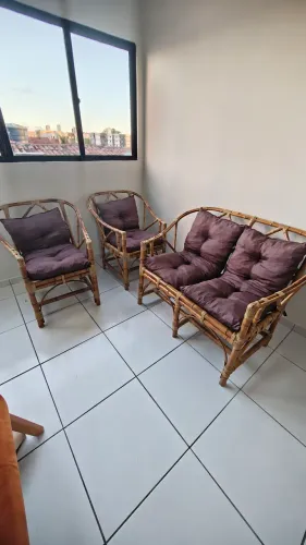 Cadeiras de bambu 