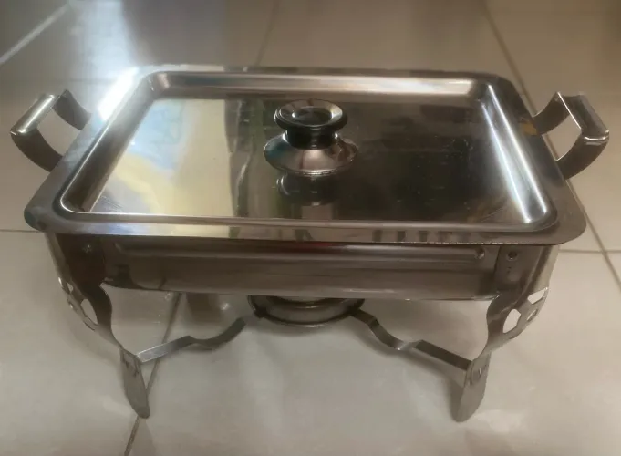 rechaud de aço inoxidável