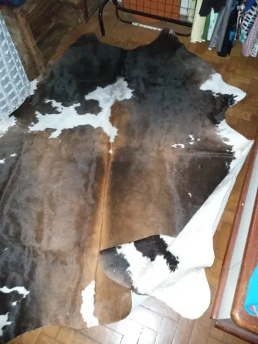 Tapete Couro de Vaca legítimo