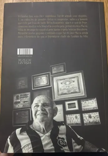 Livro Biografia Pepe: O Canhão Da Vila - Autografado Pelo Ídolo (Dedicatória)