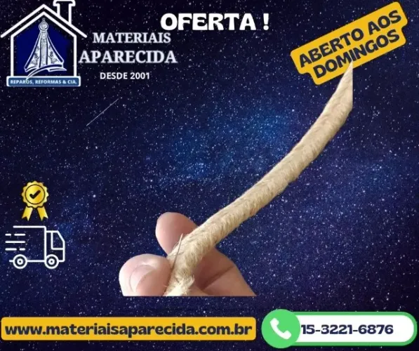Corda Sisal Trancada 17X4MM /METRO