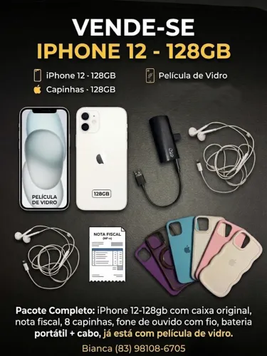 iPhone 12 - 128gb em ótimo estado