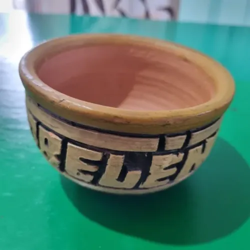 Pote Cerâmica Marajoara Marrom claro Belém