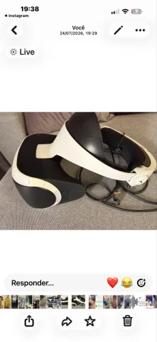 Óculos Sony realidade virtual para PlayStation 