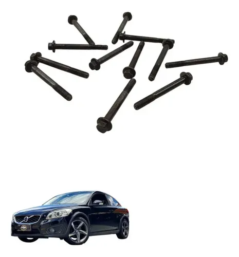 Jogo Parafusos Fixação Sobre Carter Volvo C30 2.5 2009 2010