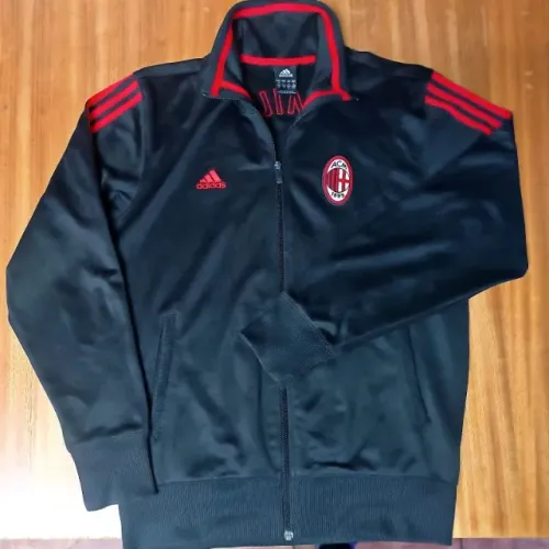 jaqueta original 2008 milan adidas preta tracksuit tamanho m