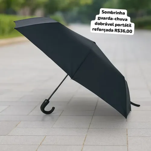 Sobrinha guarda-chuva dobrável portátil reforçada