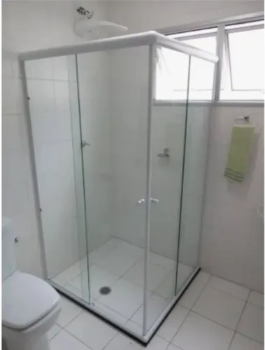 Box em L pra banheiro