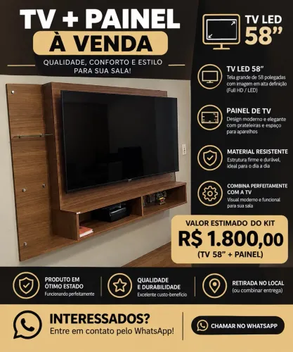 Tv +painel 