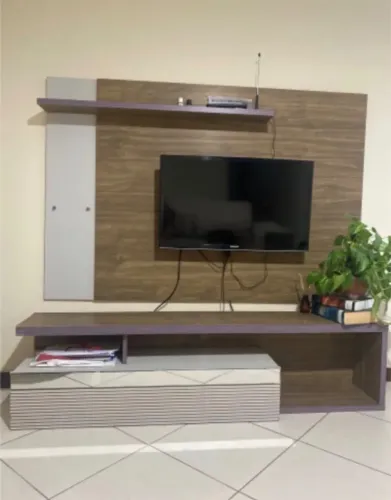 Painel com rack