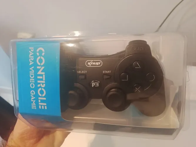 Controle bluetooth para PS3 Pc e Celular Na caixa