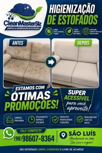 HIGIENIZAÇÃO A SECO APROVEITE!!!