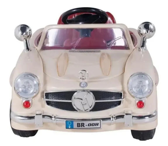 Carrinho infantil vintage antigo cor Bege