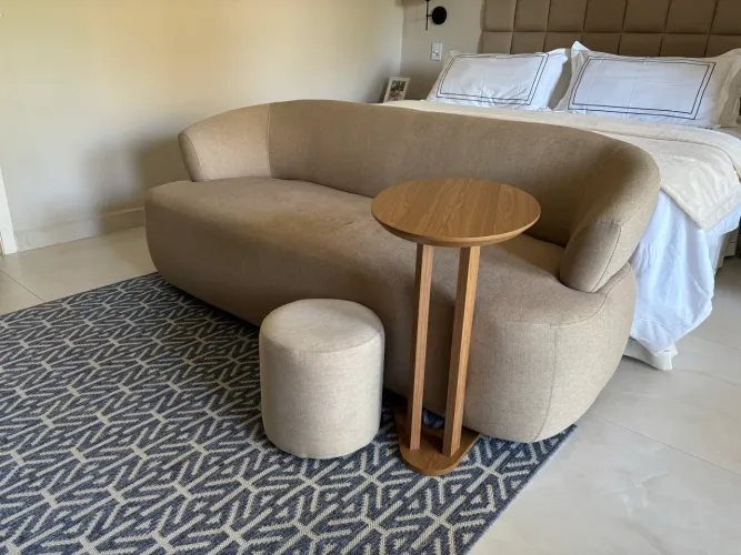 Sofa feijão de linho