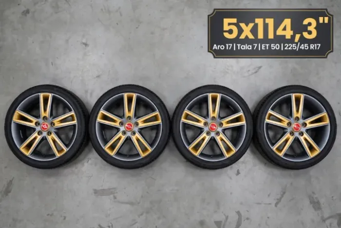 Jogo Rodas Hyundai i30 Aro 17 Original 5x114,3 - Serve Civic, Corolla, Creta, Tucson