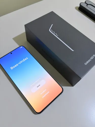 Samsung S25 Fe - Grafite com 256gb na caixa