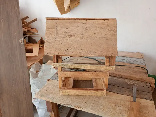Casa para pássaros ao ar livre