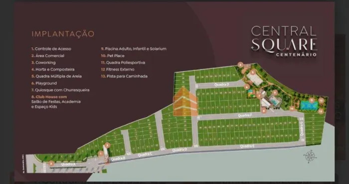 Terreno à venda, 175 m² por R$ 190.000 - Condomínio Central Square - Gravataí/RS